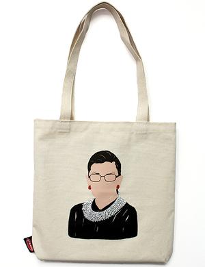 Ruth bader ginsburg store tote bag